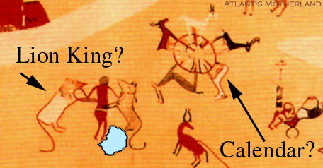Ancient Egyptian Map of  Lion King